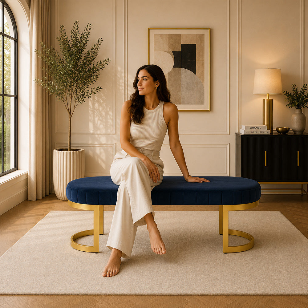 Sepia Homes Bella bench|Blue