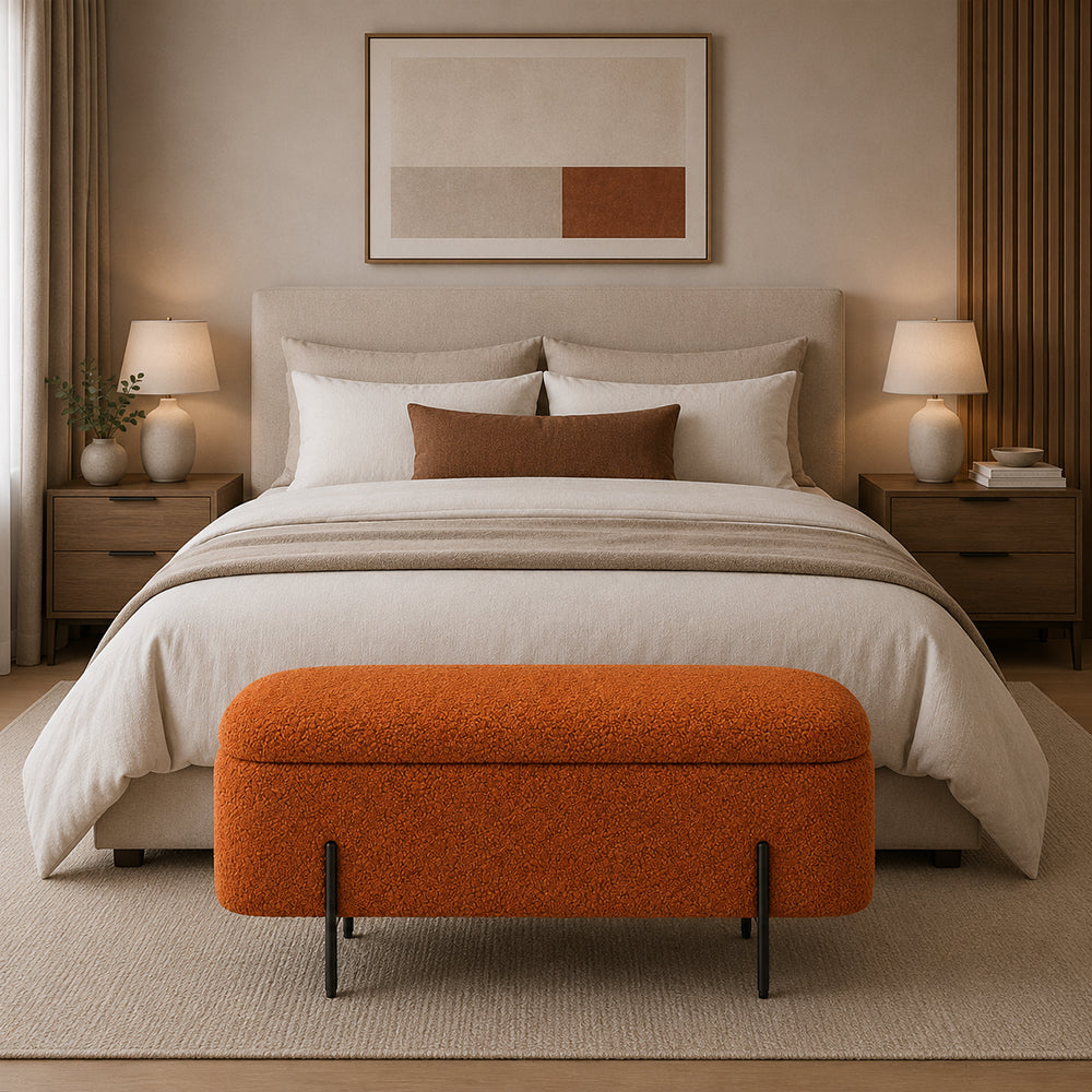 Sepia Homes vera bench|Rust