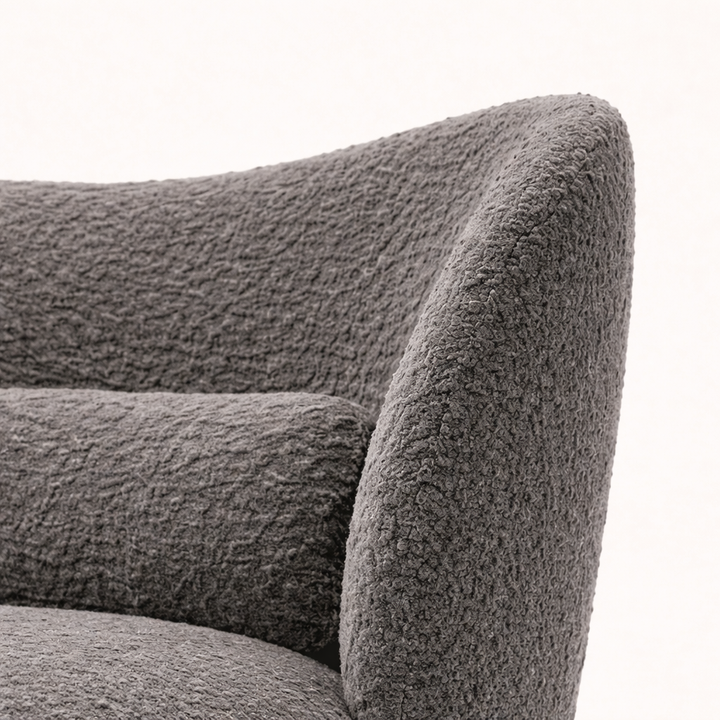 Collin Accent Chair Grey | Wooden Frame Accent Chair Grey