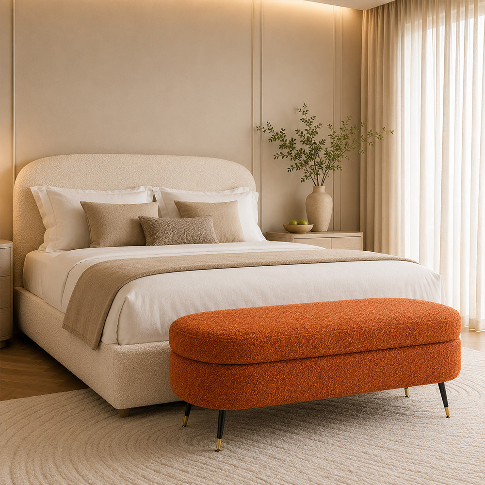 Sepia Homes Hilbert bench|Rust