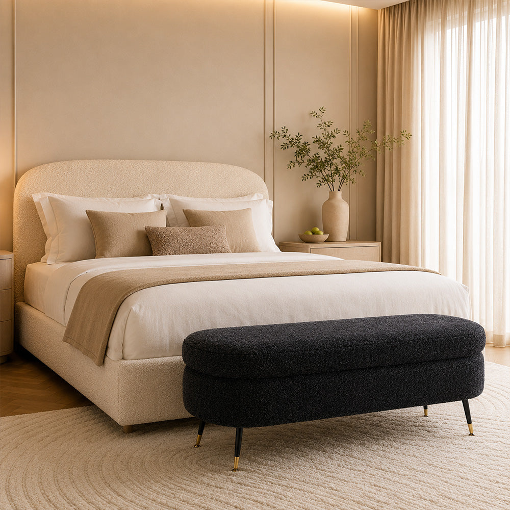Sepia Homes Hilbert bench|Black