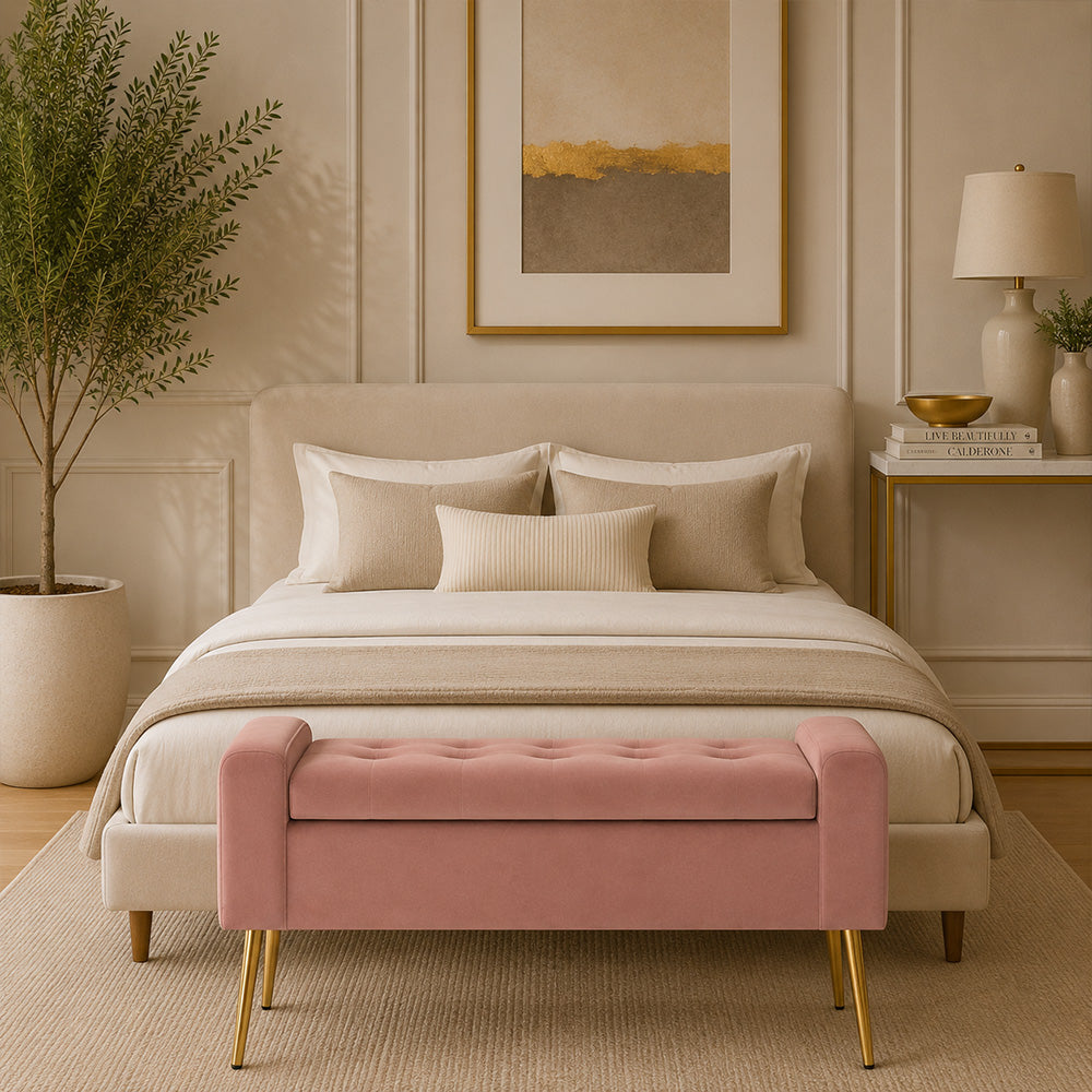 Sepia Homes victoria bench|Pink