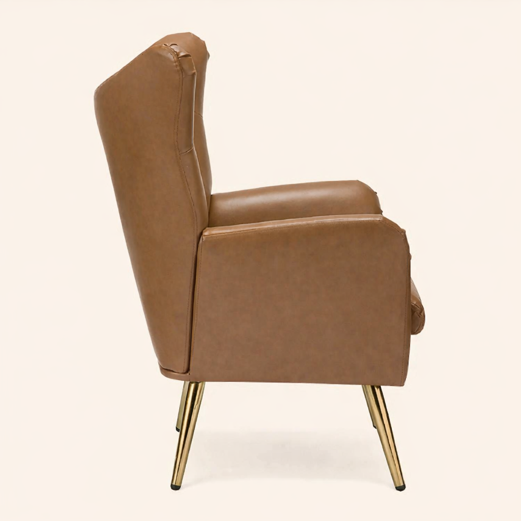 Hedley Arm Chair Tan | Classic Armchair Tan