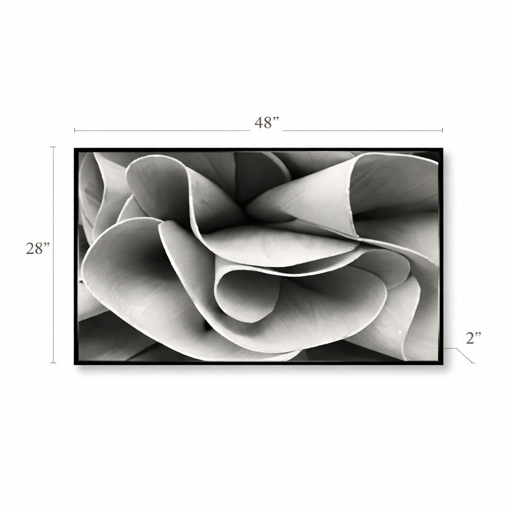 Ivory Flow – Neutral Minimalist Textured Canvas Wall Art 48x24