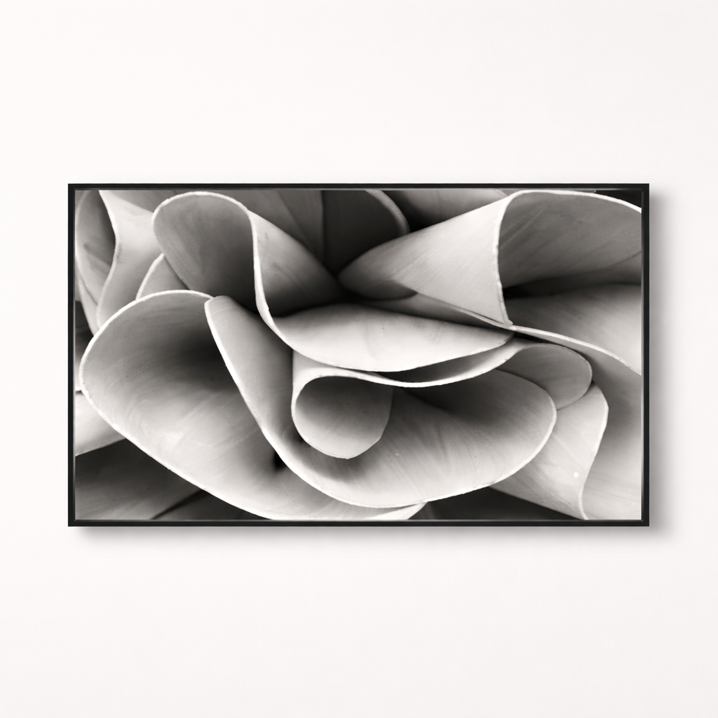 Ivory Flow – Neutral Minimalist Textured Canvas Wall Art 48x24
