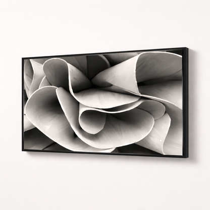 Ivory Flow – Neutral Minimalist Textured Canvas Wall Art 48x24