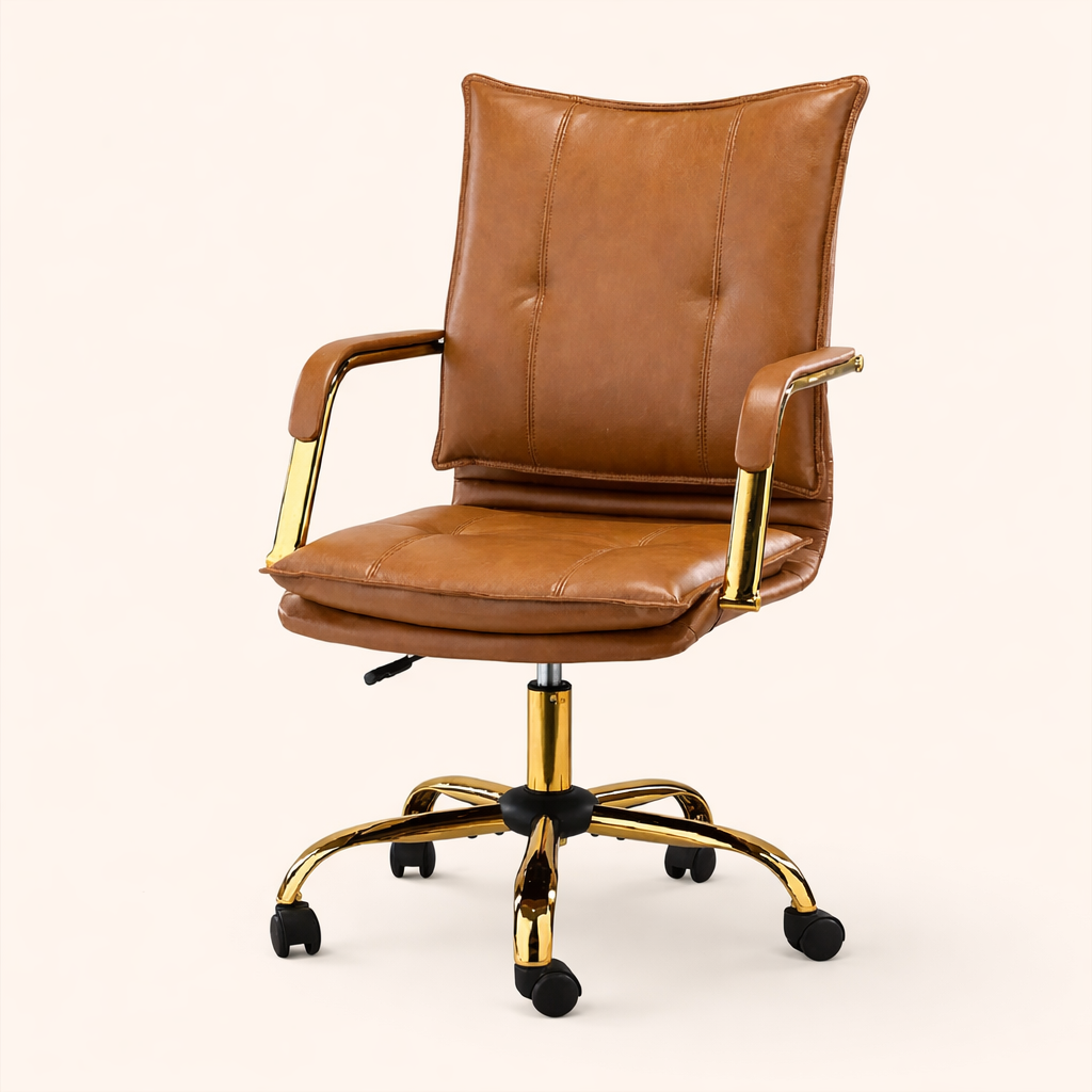 Marlon Task Chair Tan | Executive Office Chair Tan