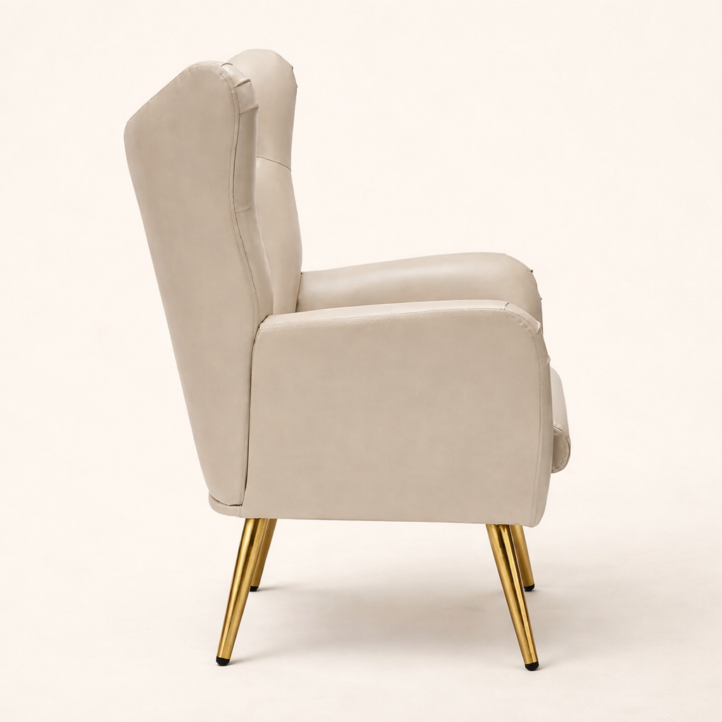 Hedley Arm Chair Beige | Classic Armchair Beige