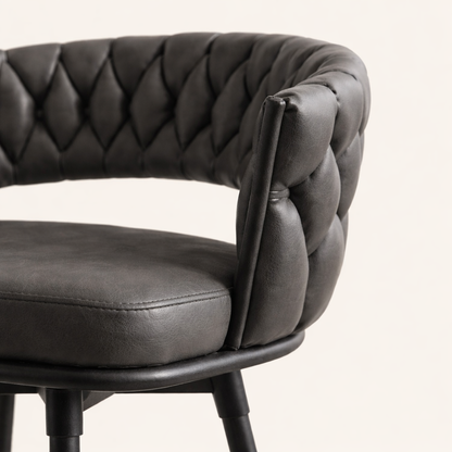 Presley Bar Stool - Charcoal Grey