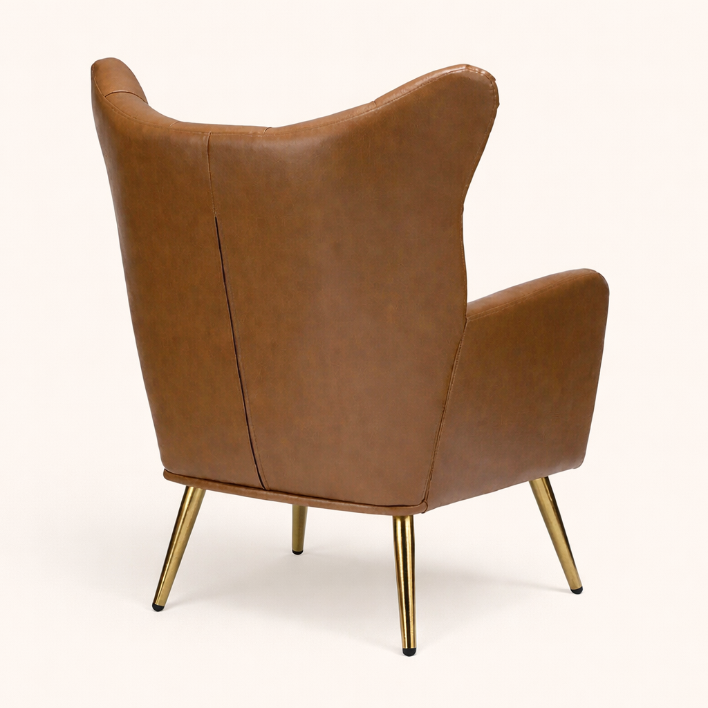 Hedley Arm Chair Tan | Classic Armchair Tan