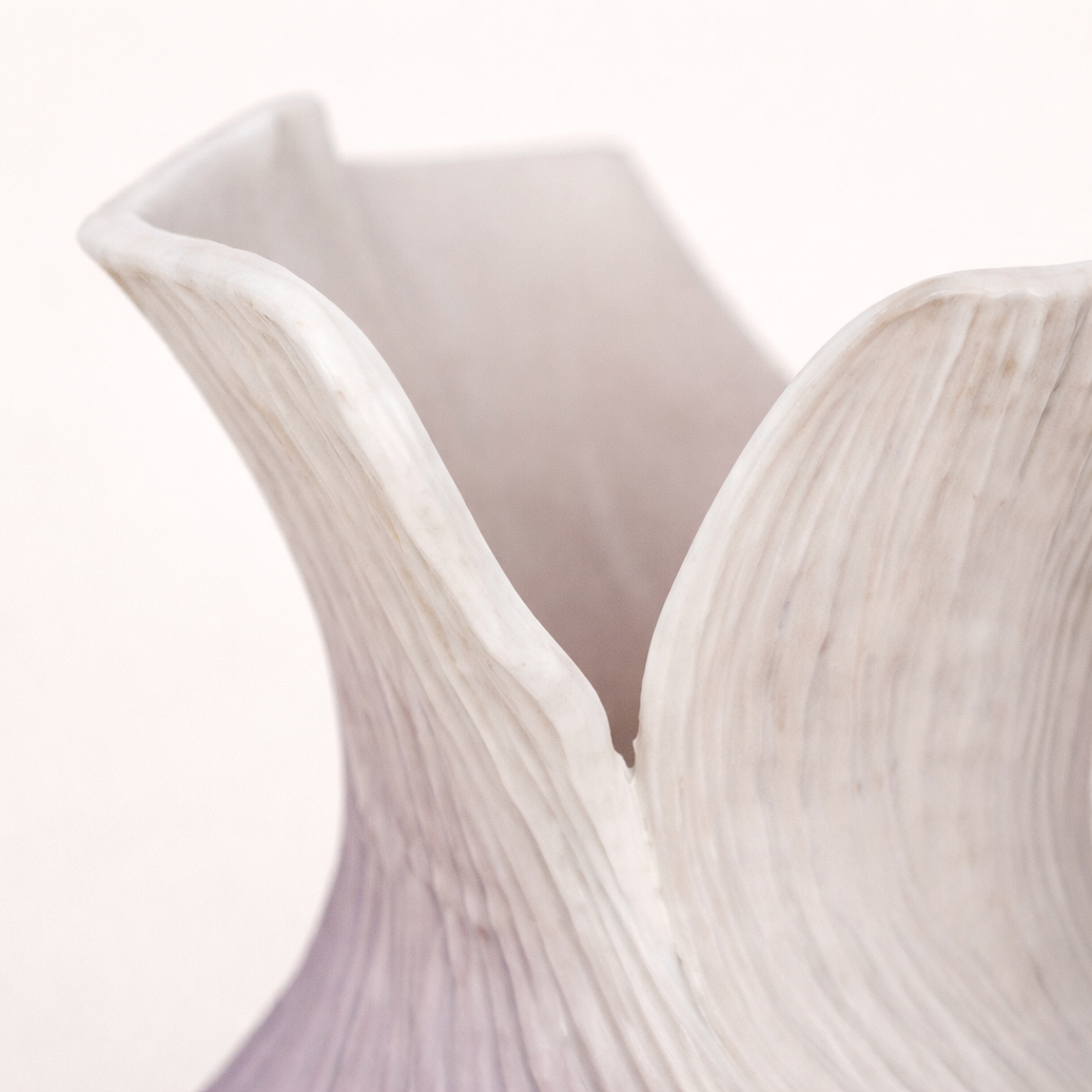 Ivora Whisper Modern Sculpted Iron Vase – Contemporary Decorative Tabletop Accent