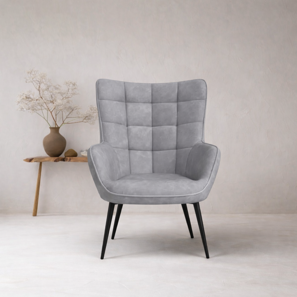 Lapis Accent Chair - Grey