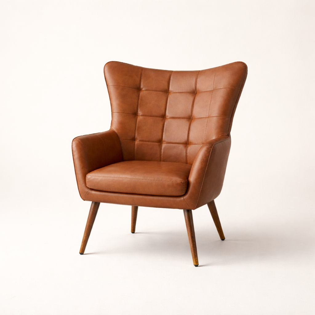 Lapis Accent Chair - Brown