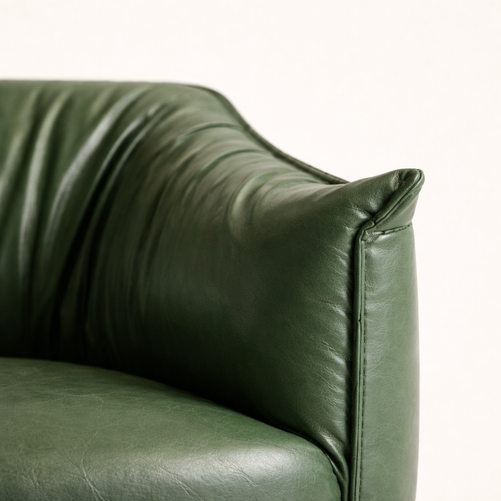 Almeda Accent Chair Green | Modern Lounge Chair Olive Green