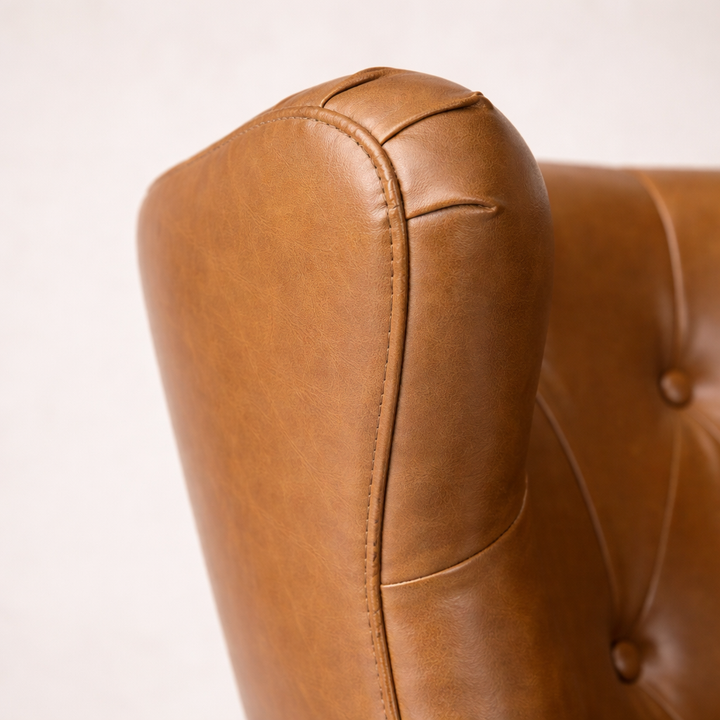 Hedley Arm Chair Tan | Classic Armchair Tan