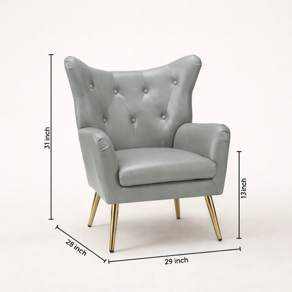 Hedley Arm Chair Sage | Classic Armchair Sage