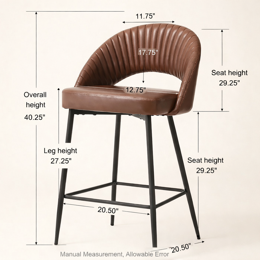 Elmore Bar Stool - Brown