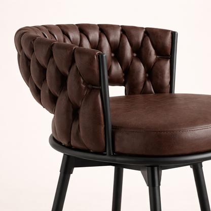 Presley Bar Stool - Dark Brown