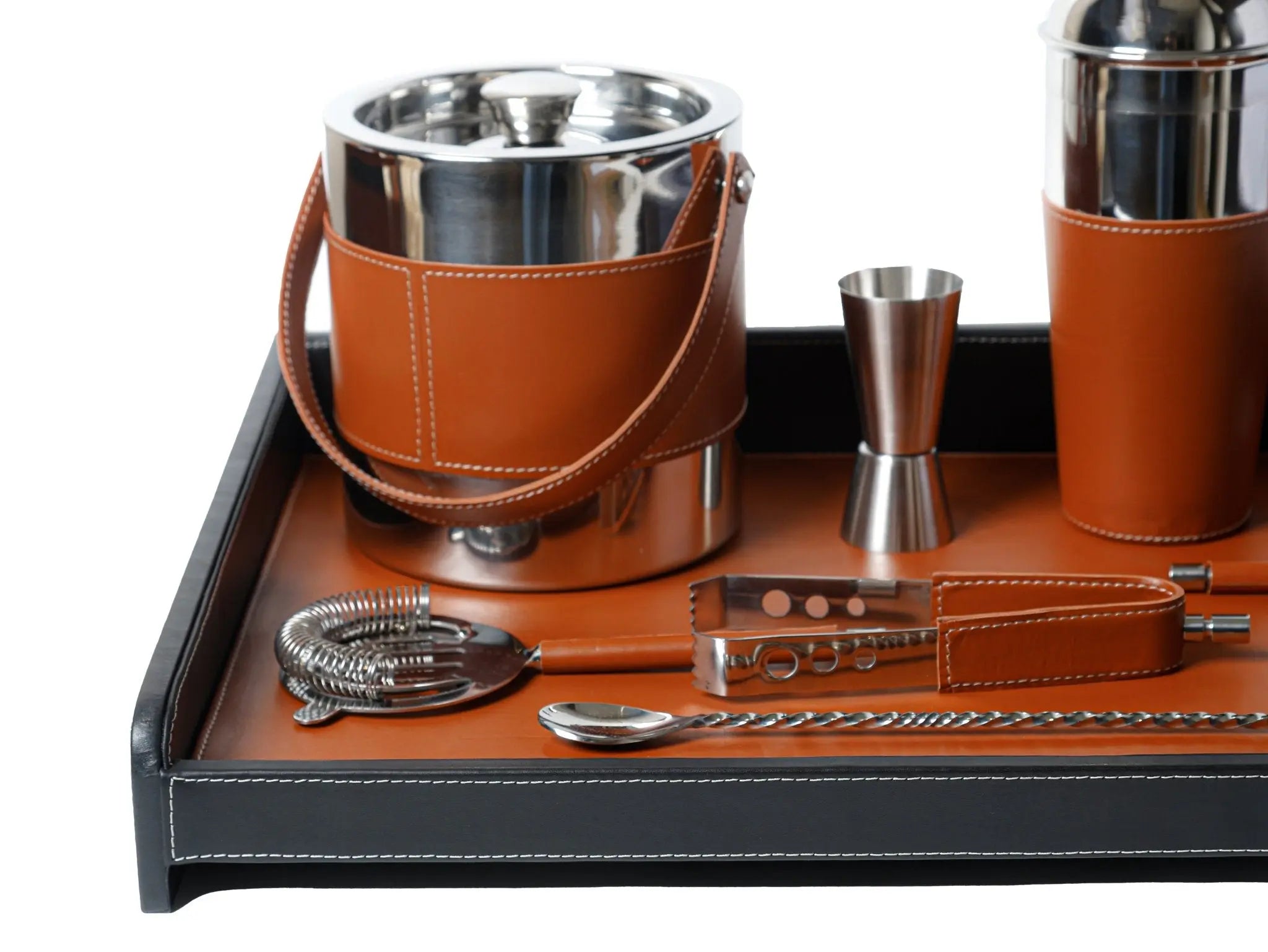 Amaretto Bar Tray And Cocktail Set - Sepia Homes