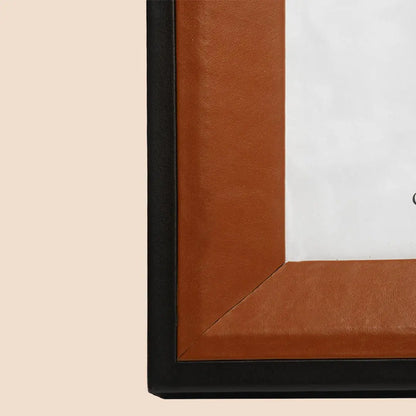 Capella Leather 8x10 Frame - Sepia Homes