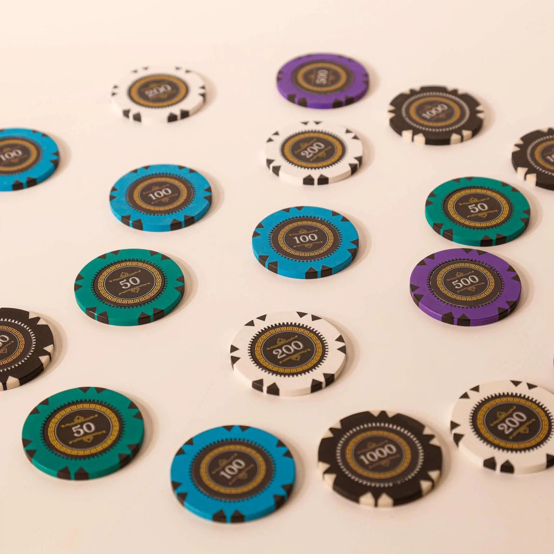 Château Royale ABS Poker Chips Set - Sepia Homes