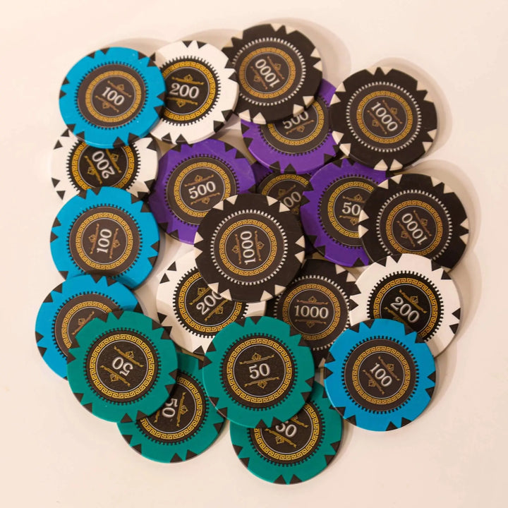 Château Royale ABS Poker Chips Set - Sepia Homes