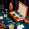 Chateau Poker Set – Small Leather Poker Set (100 Chips)