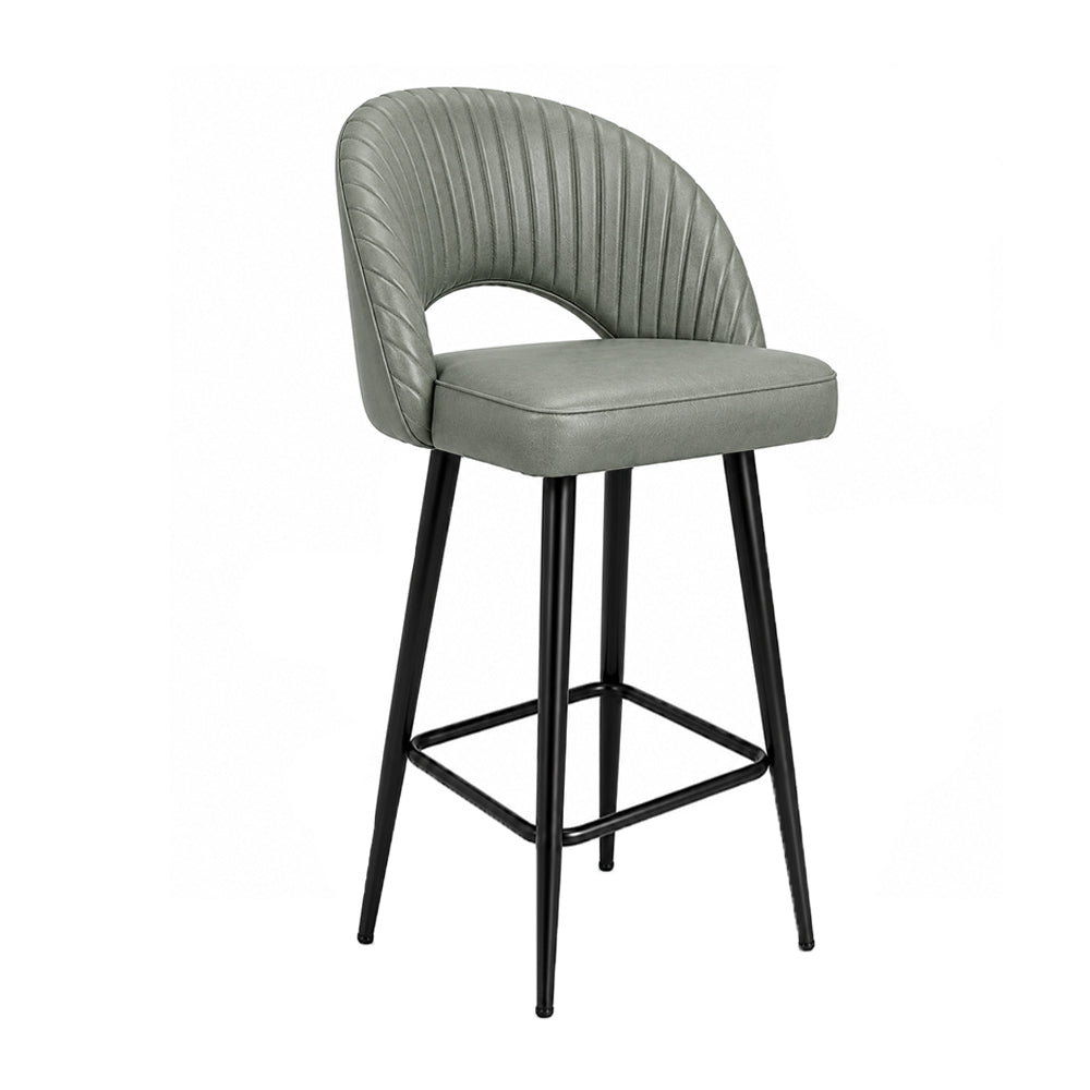 Elmore Sage Faux Leather Bar Stool