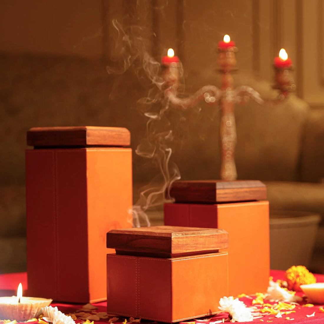 Le Casier set of 3 storage boxes - Sepia Homes