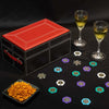 Limited Edition Château Poker Set – Jet Black & Blood Red
