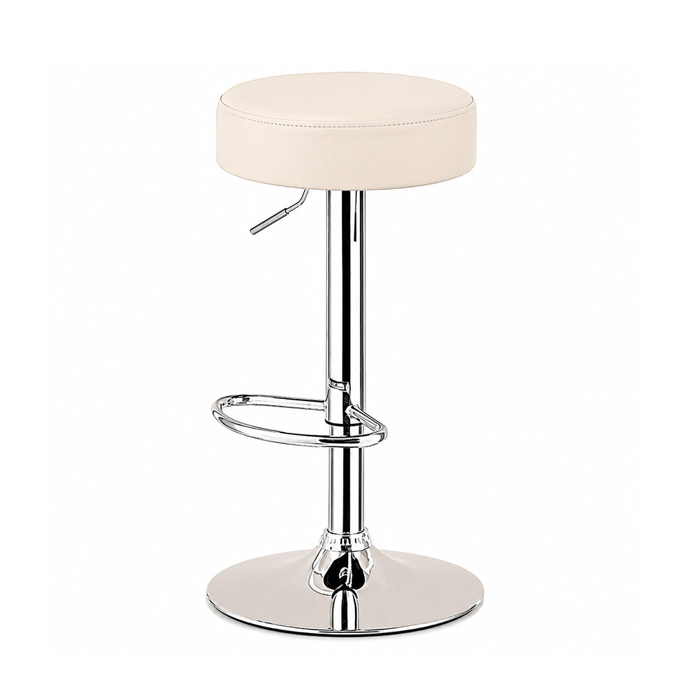Linon Beige Adjustable Bar Stool