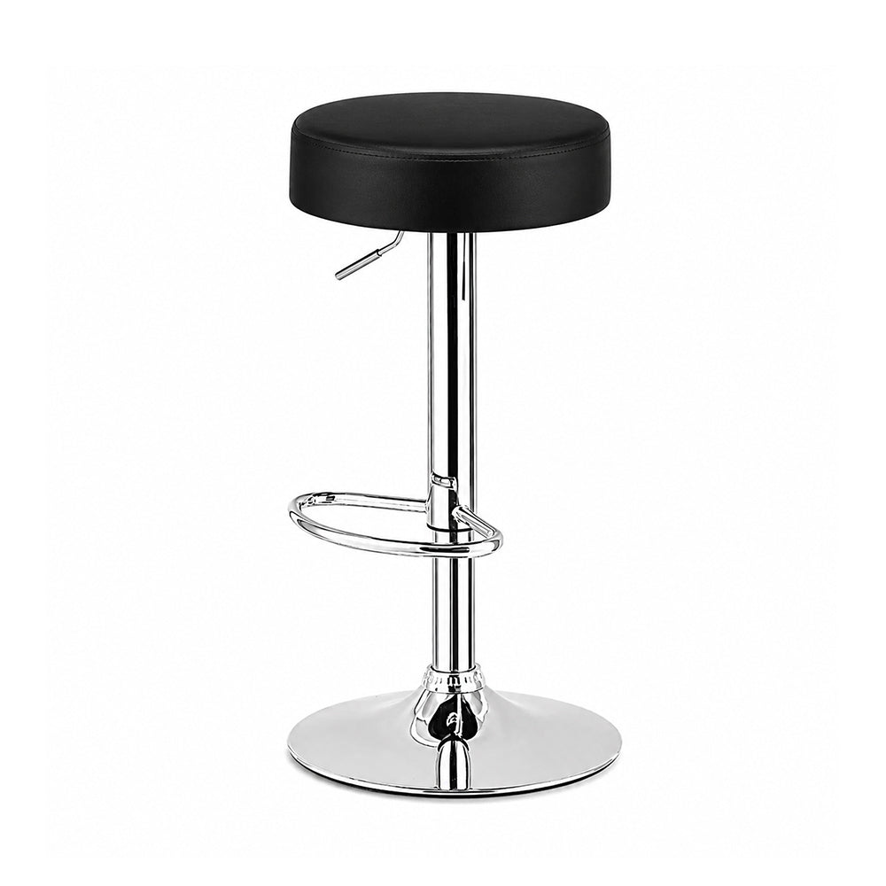 Linon Ivory White Adjustable Bar Stool