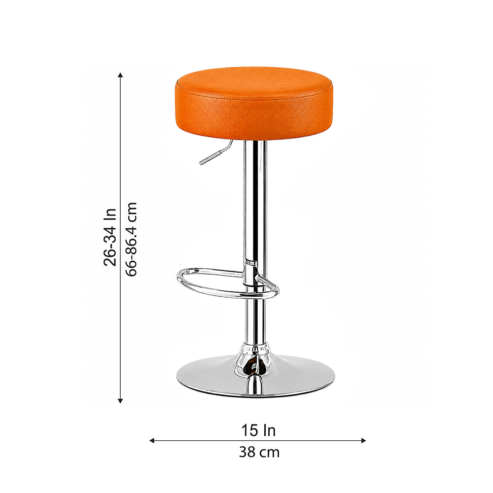 Linon Tan Adjustable Bar Stool