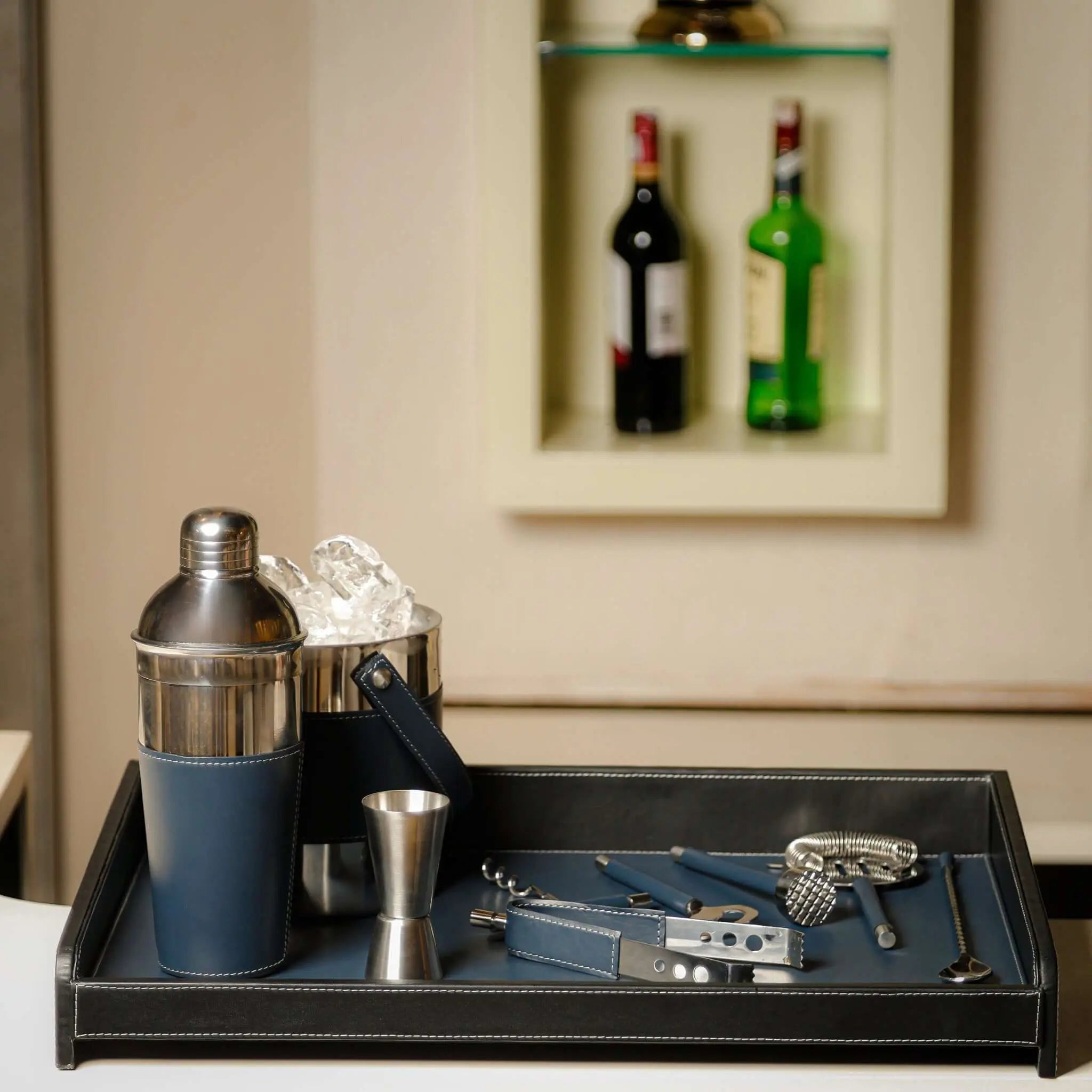 Montaigne Bar Tray & Cocktail Set - Sepia Homes