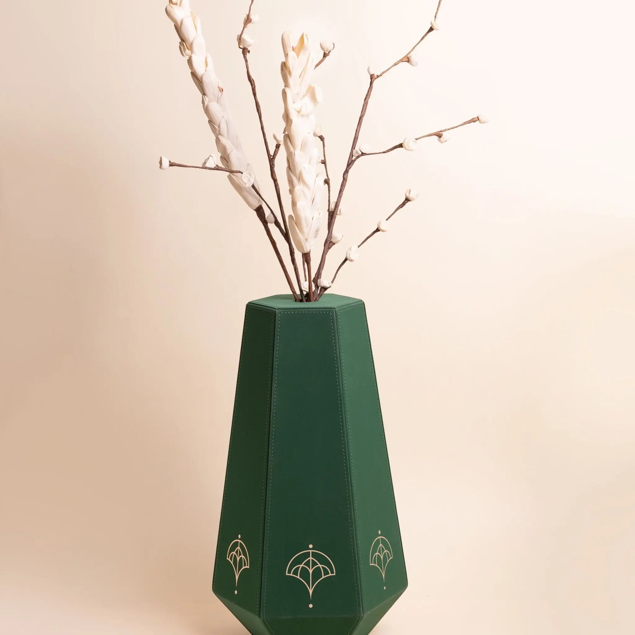 Naxora Vase Set - Bottle Green - Sepia Homes