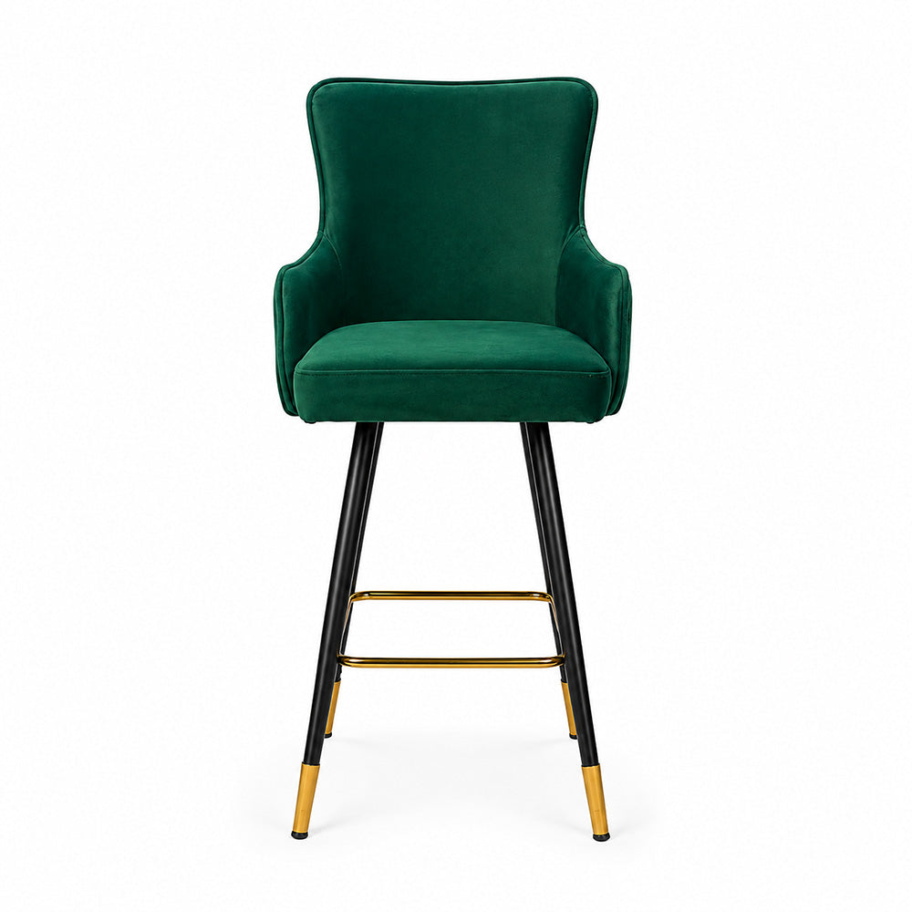 Nolen Green Upholstered Bar Stool