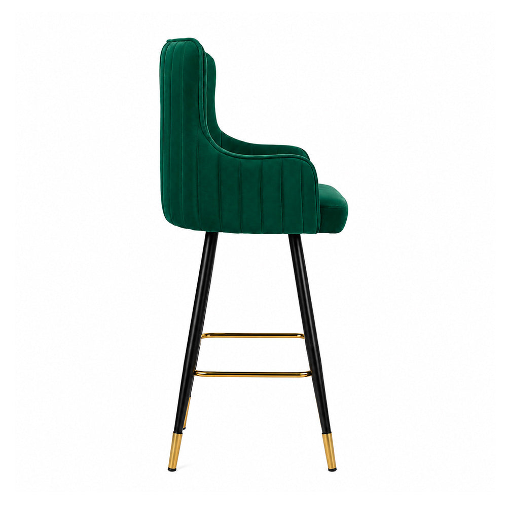 Nolen Green Upholstered Bar Stool