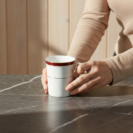 MUGS Noritake MARBLE RED MUG