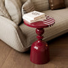 Orion Ember Luxe Iron Pedestal Accent Table