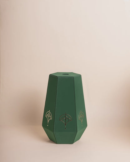 Sepia Homes Naxora Small Vase – Elegant Decorative Leatherette Vase