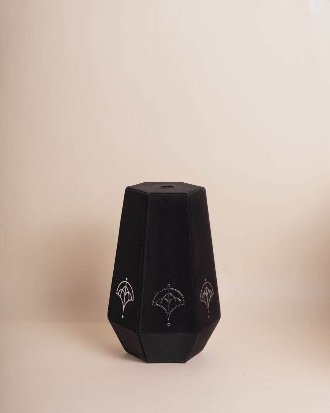 Sepia Homes Naxora Small Vase – Elegant Decorative Leatherette Vase