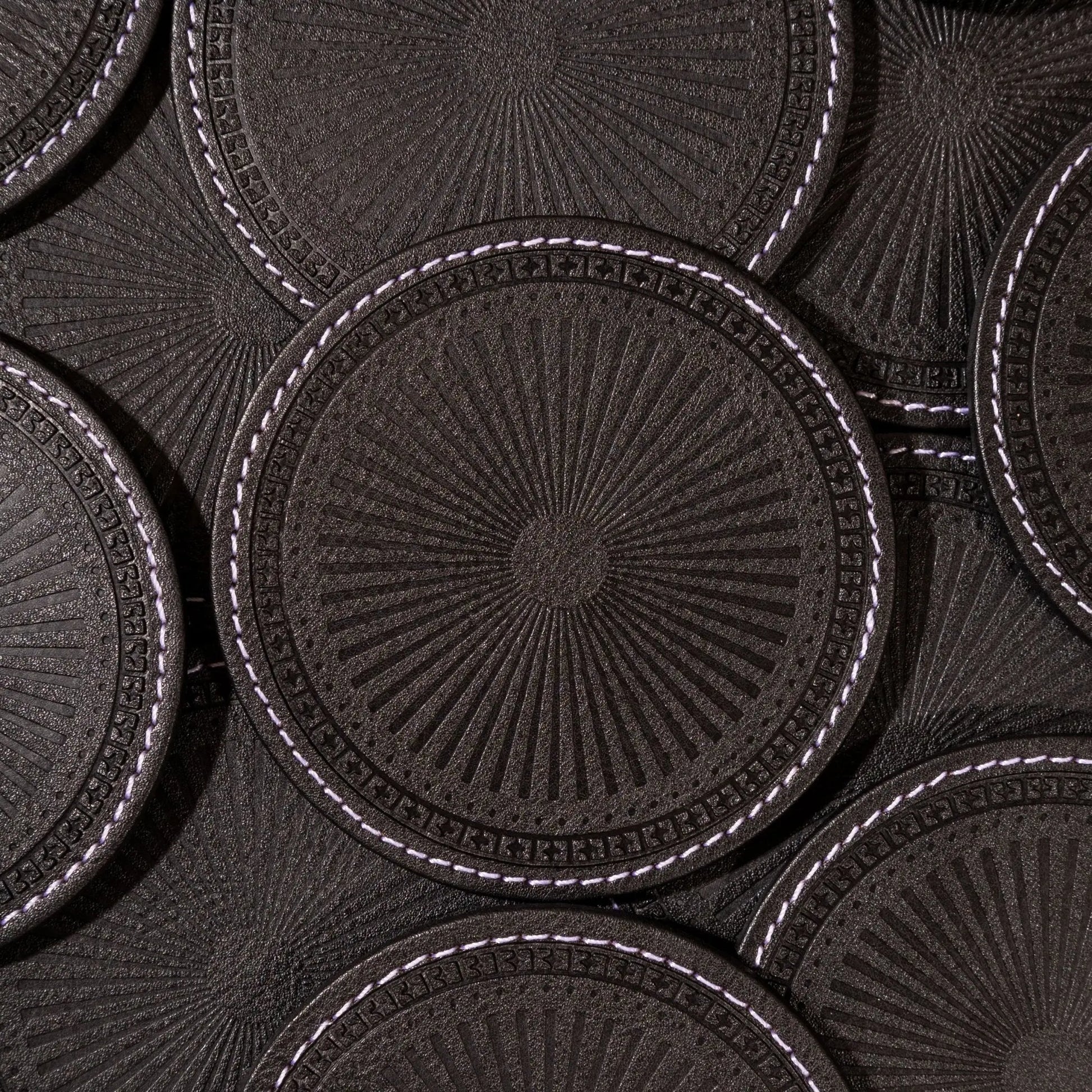 Sepia Homes | Aura Leather Coaster Set – Stylish Surface Protection - Sepia Homes