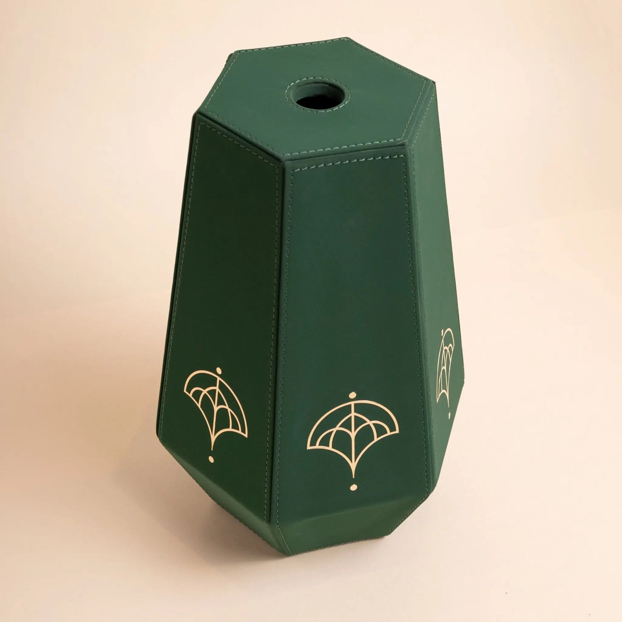 Sepia Homes Naxora Small Vase – Elegant Decorative Leatherette Vase - Sepia Homes