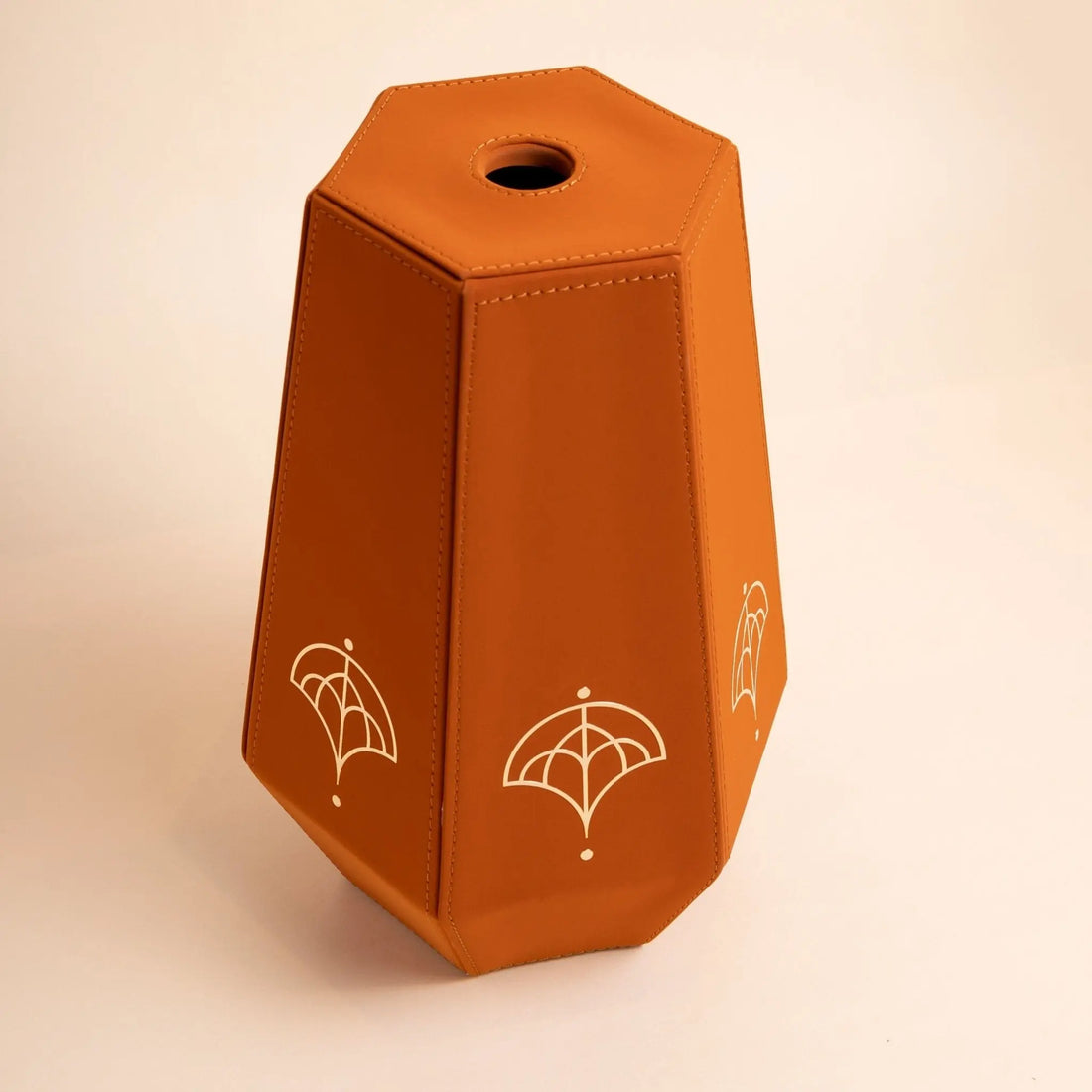 Sepia Homes Naxora Small Vase – Elegant Decorative Leatherette Vase - Sepia Homes