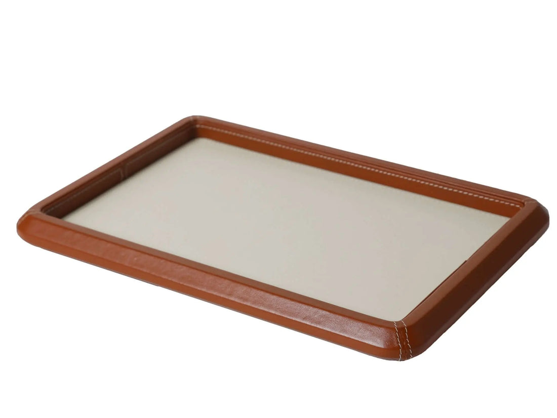 Sorrel Leather Multipurpose Tray - Sepia Homes