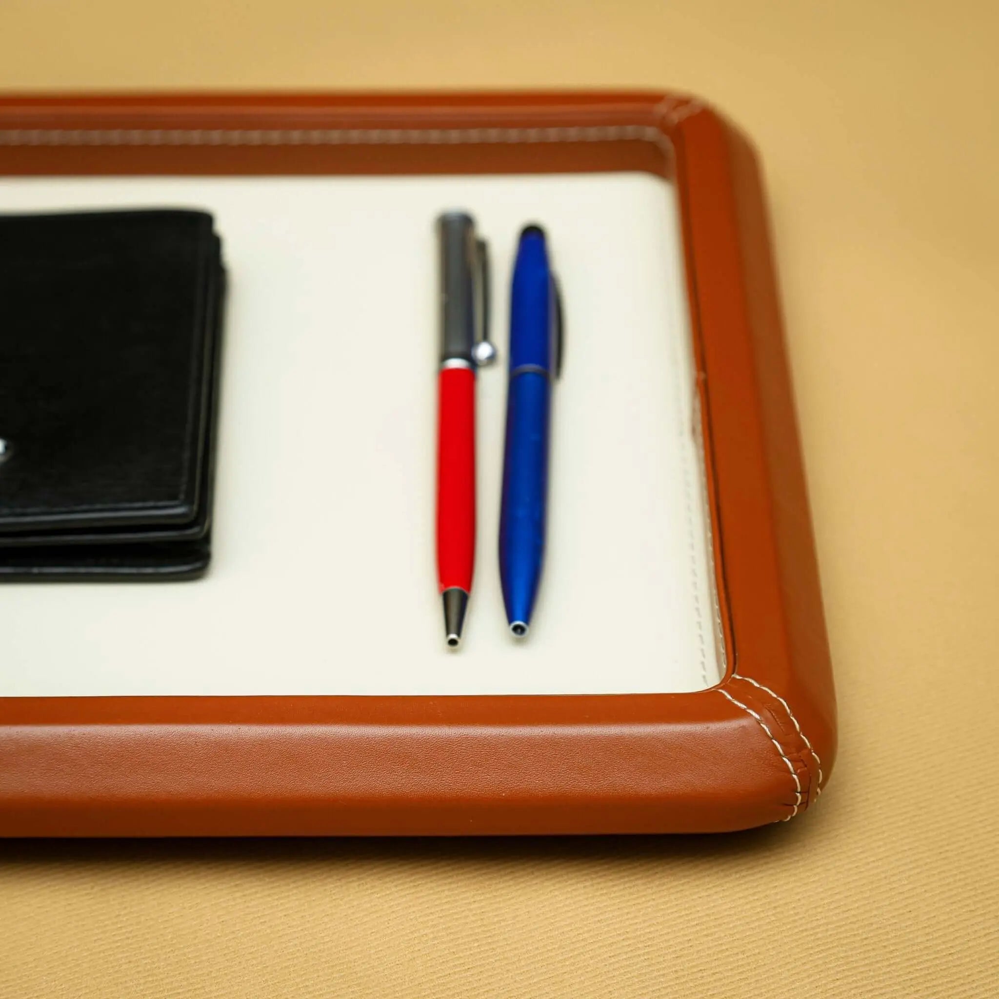 Sorrel Leather Multipurpose Tray - Sepia Homes